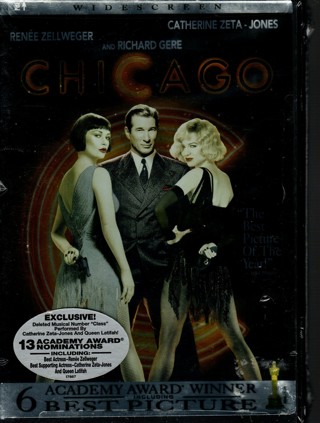 Chicago - DVD starring Richard Gere, Renee Zellweger, Catherine Zeta-Jones - NEW/SEALED