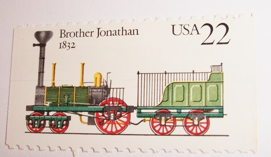 Scott #2365, Brother Jonathon Locomotive, Useable 22¢ US Postage Stamp