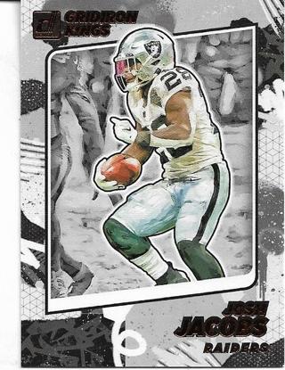 2012 DONRUSS GRIDIRON KINGS JOSH JACOBS CARD