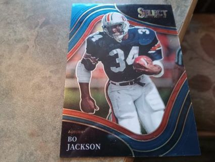 2022 PANINI SELECT DRAFT PICKS BO JACKSON AUBURN TIGERS FOOTBALL CARD# 166