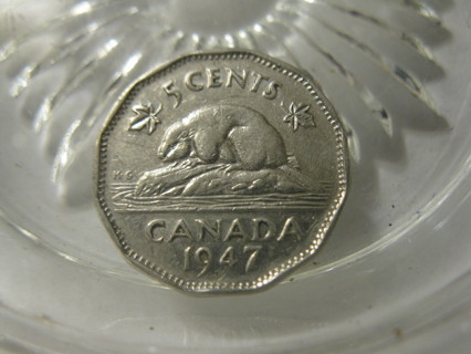 (FC-1267) 1947 Canada: 5 Cents {regular date}