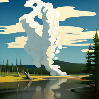 Listia Digital Collectible: Yellowstone Old Faithful