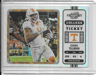 Cedric Tillman 2023 Chronicles Draft Contenders Optic Holo #14