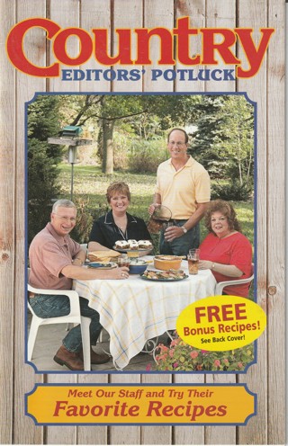 Vintage Cook Book, Magazine soft covered: Country Potluck