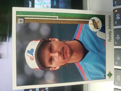 1989 Upper deck Randy Johnson Rookie card