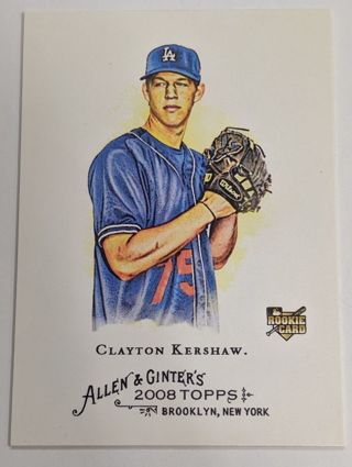 CLAYTON KERSHAW ROOKIE CARD