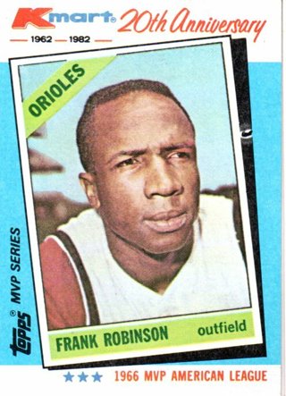 1982 Topps Kmart Frank Robinson