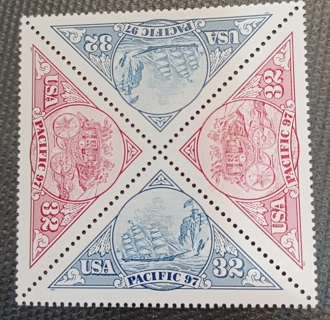 32c STAMP BLOCK MNH