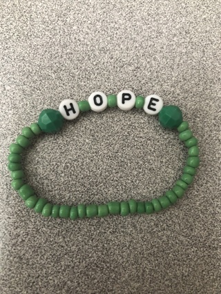 Kids Bracelet  with word HOPE  size 3-6 years old