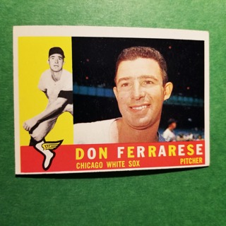 1960 - TOPPS EXNT - NRMT BASEBALL - CARD NO - 477 - DON FERRARESE - WHITE SOX