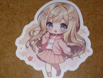 Anime one Cute vinyl sticker no refunds regular mail Win 2 or more get bonus