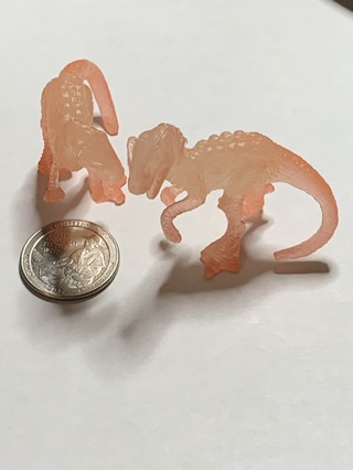 DINOSAURS~#2~LARGE~SET OF 2~GLOW IN THE DARK~FREE SHIPPING!