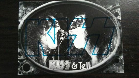 2009 KISS CATALOG/PRESSPASS- KISS & TELL TRADING CARD# 85