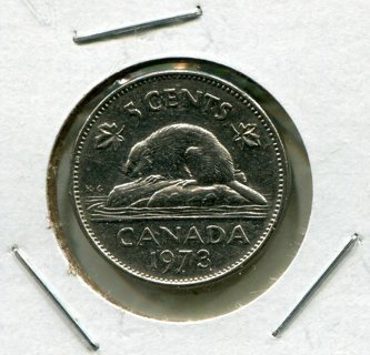 1973 Canada 5 Cents