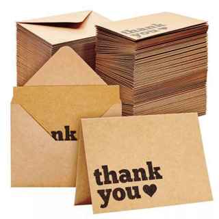 20 new thank you card & matching envelopes= 3.5x5 in