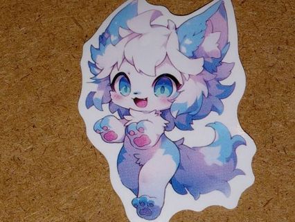 Cute 1⃣ new small vinyl laptop sticker no refunds regular mail very nice quality