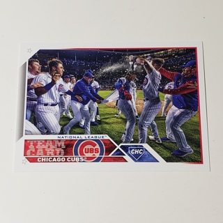 2023 Topps #220 Team Card Chicago Cubs L019
