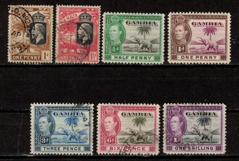 Gambia Old Stamps