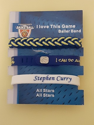 Stephen Curry Baller Bands NBA Golden State Warriors Basketball Wristbands