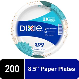 ❣✅ Dixie Disposable Paper Plates, 200 count ✅❣