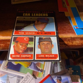 1971 topps 1970 national league era ldrs baseball card 