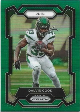 2023 PRIZM DALVIN COOK GREEN PRIZM REFRACTOR CARD