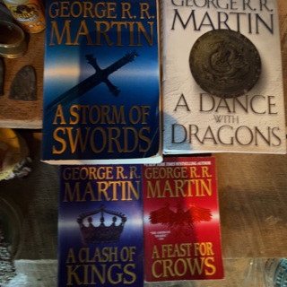 4 George RR Martin Novels 