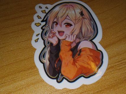 Anime Cute one new vinyl laptop sticker no refunds regular mail only