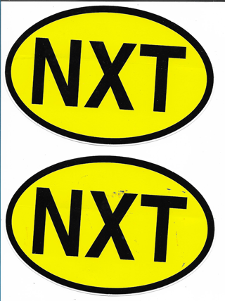 Pair of NXT Oval Window Decals