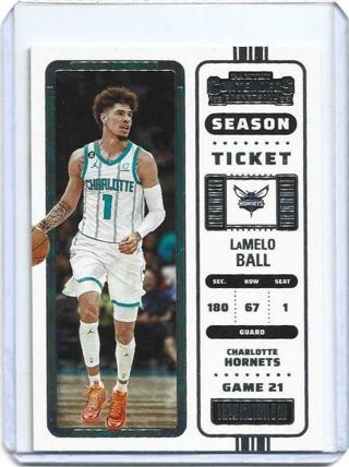 2022-23 CONTENDERS LAMELO BALL CARD