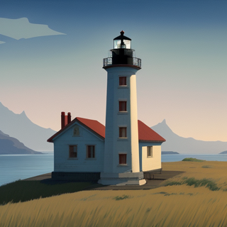 Listia Digital Collectible: Humboldt Harbor Lighthouse