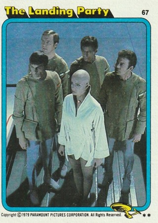 Star Trek The Motion Picture card #67 The Landing Party Topps 1979