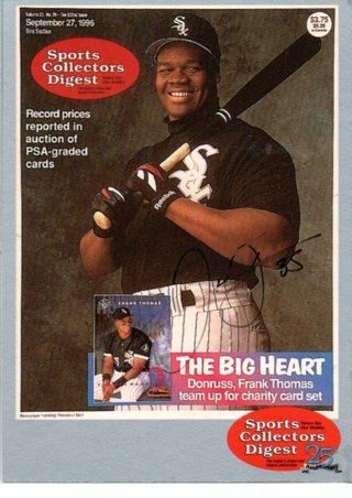 1998 Fleer SCD Frank Thomas