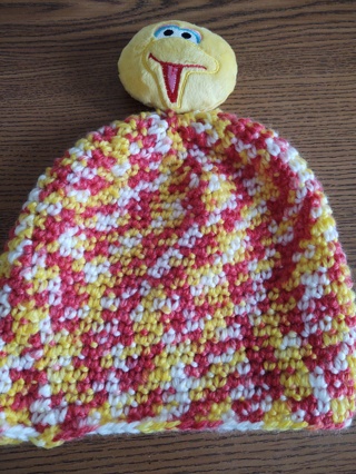 Hand Crocheted Child's Big Bird Hat