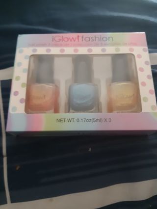 Nail polish 3 pc set