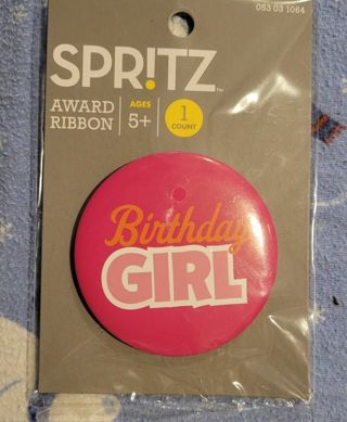 New Birthday Girl Pin