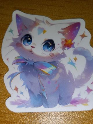 Kawaii Cute one new vinyl laptop sticker no refunds regular mail only