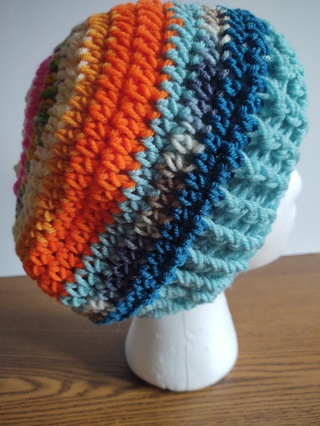 Hand Crocheted Slouch Hat 