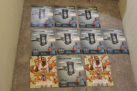 (10) Dwayne Wade Magazine Print Ad/Poster Miami Heat Dove Gatorade NBA 2013