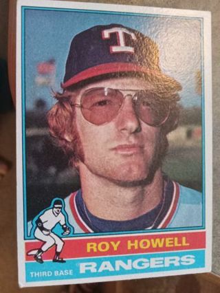 1976 TOPPS ROY HOWELL TEXAS RANGERS BASEBALL CARD# 279