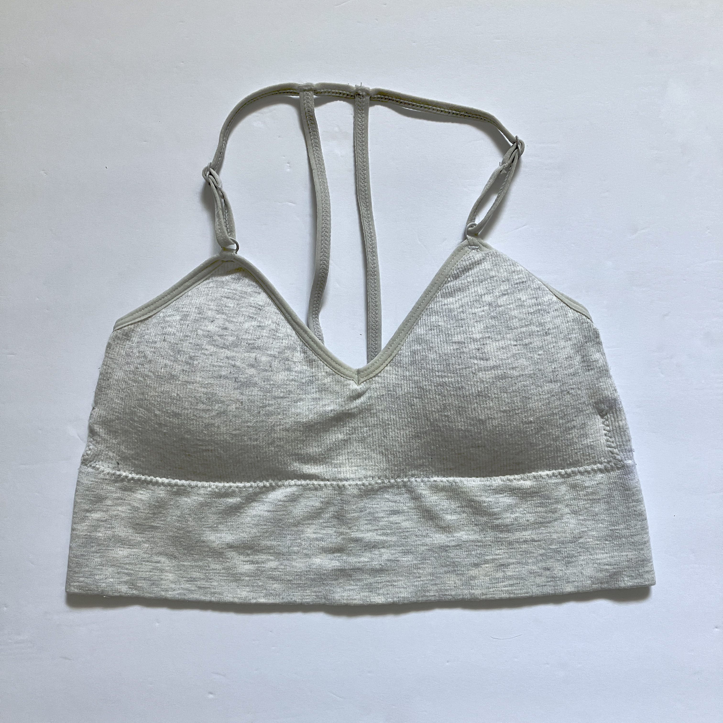 FREE: Jessica Simpson sports bra w/ removable padding heather gray size XS (32A-34B)