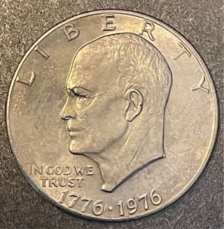 1976 P Eisenhower Dollar About Uncirculated 