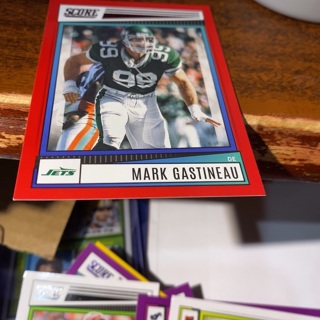 2022 score red mark gastineau football card 