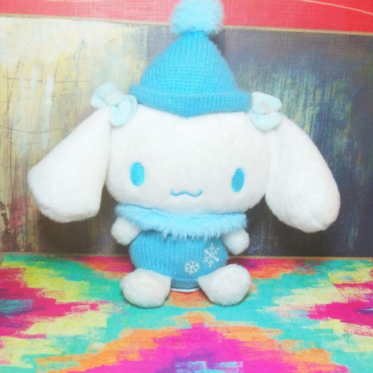Plush Cinnamoroll Sanrio Knit Knit - SANRIO TOY PLUSH 8" ***
