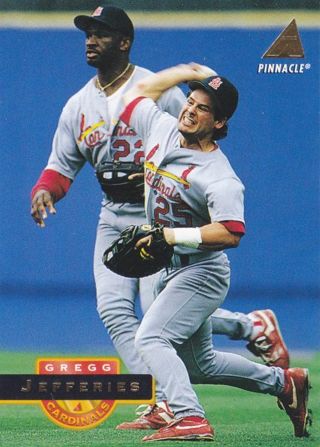 Gregg Jefferies 1994 Pinnacle St. Louis Cardinals