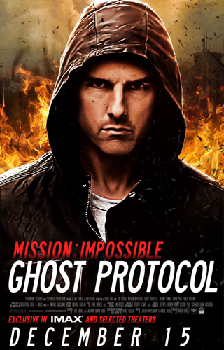 Mission Impossible Ghost Protocol  (HD) - "VUDU "REDEEM CODE" 