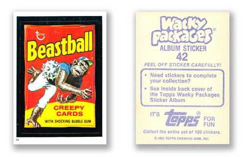 1982 Wacky Packages # 42