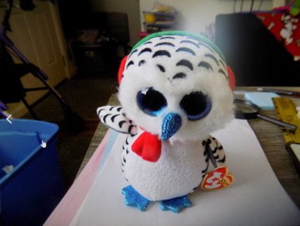 TY Beanie Boos Collection Nestor the Owl Limited Edition
