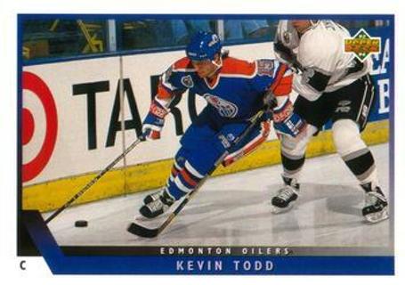 Tradingcard - NHL - 1993-94 Upper Deck #88 - Kevin Todd - Edmonton Oilers