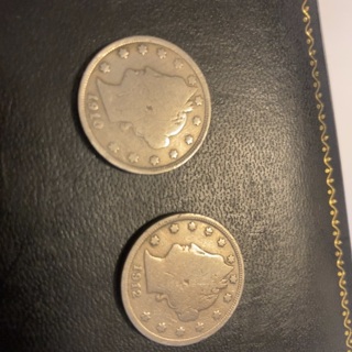 Liberty Nickels (2) 1910 & 1912 (over 100 years old)